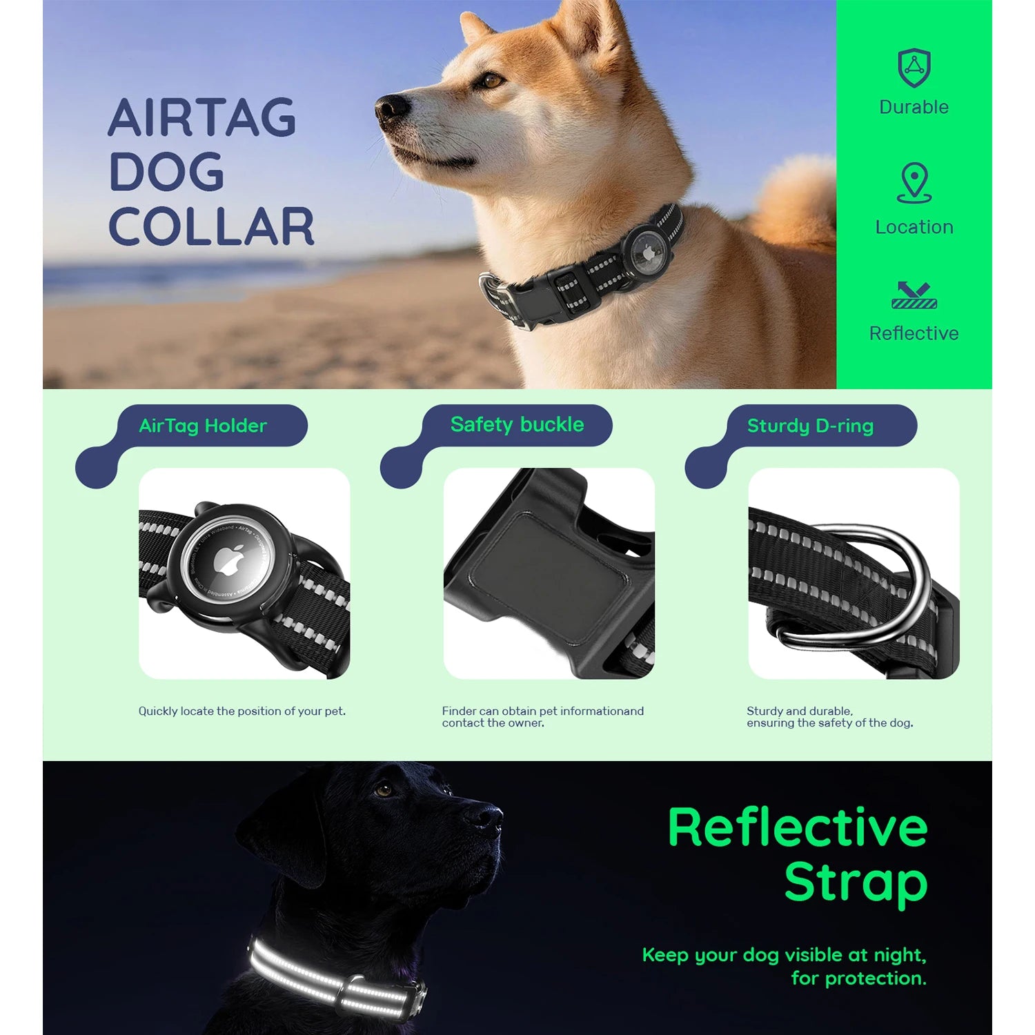 AirTag Dog Collar