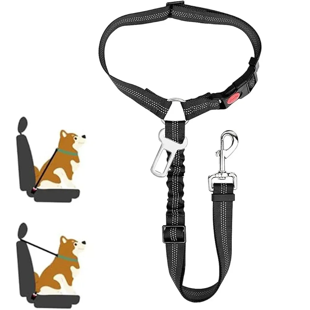 2-in-1 Dog Car Tether