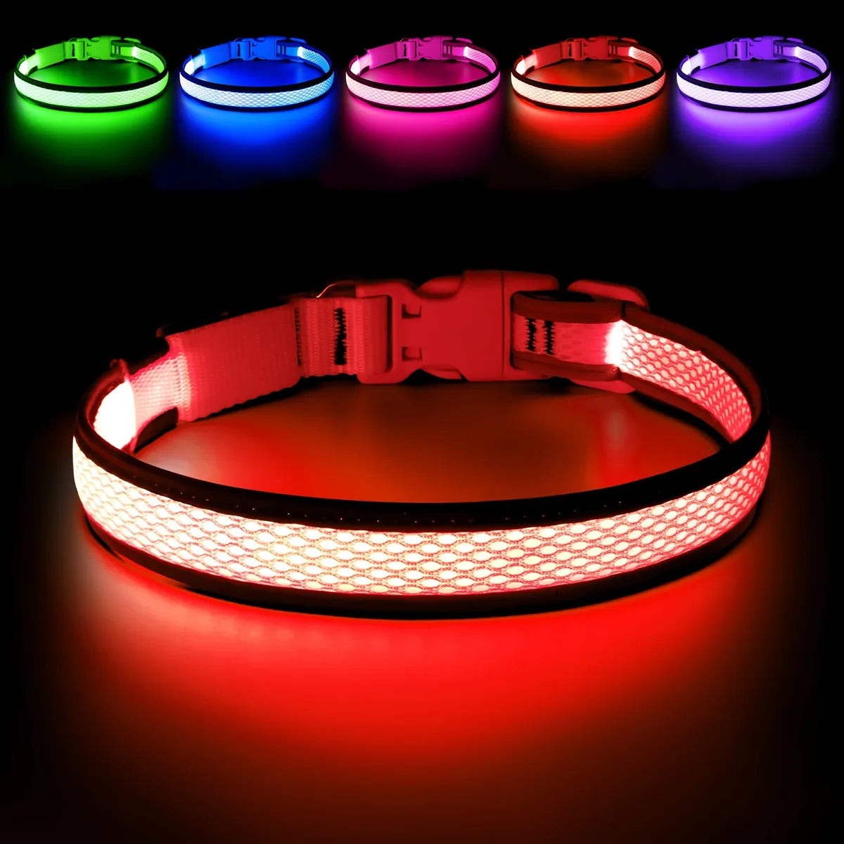 LED Dog Safety Collar