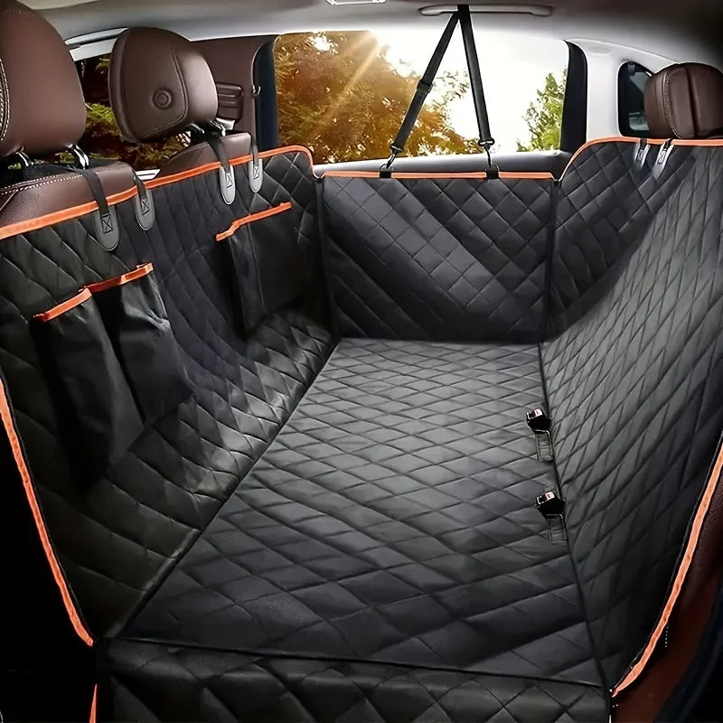 Waterproof Dog Car Hammock – Full Back Seat Protector